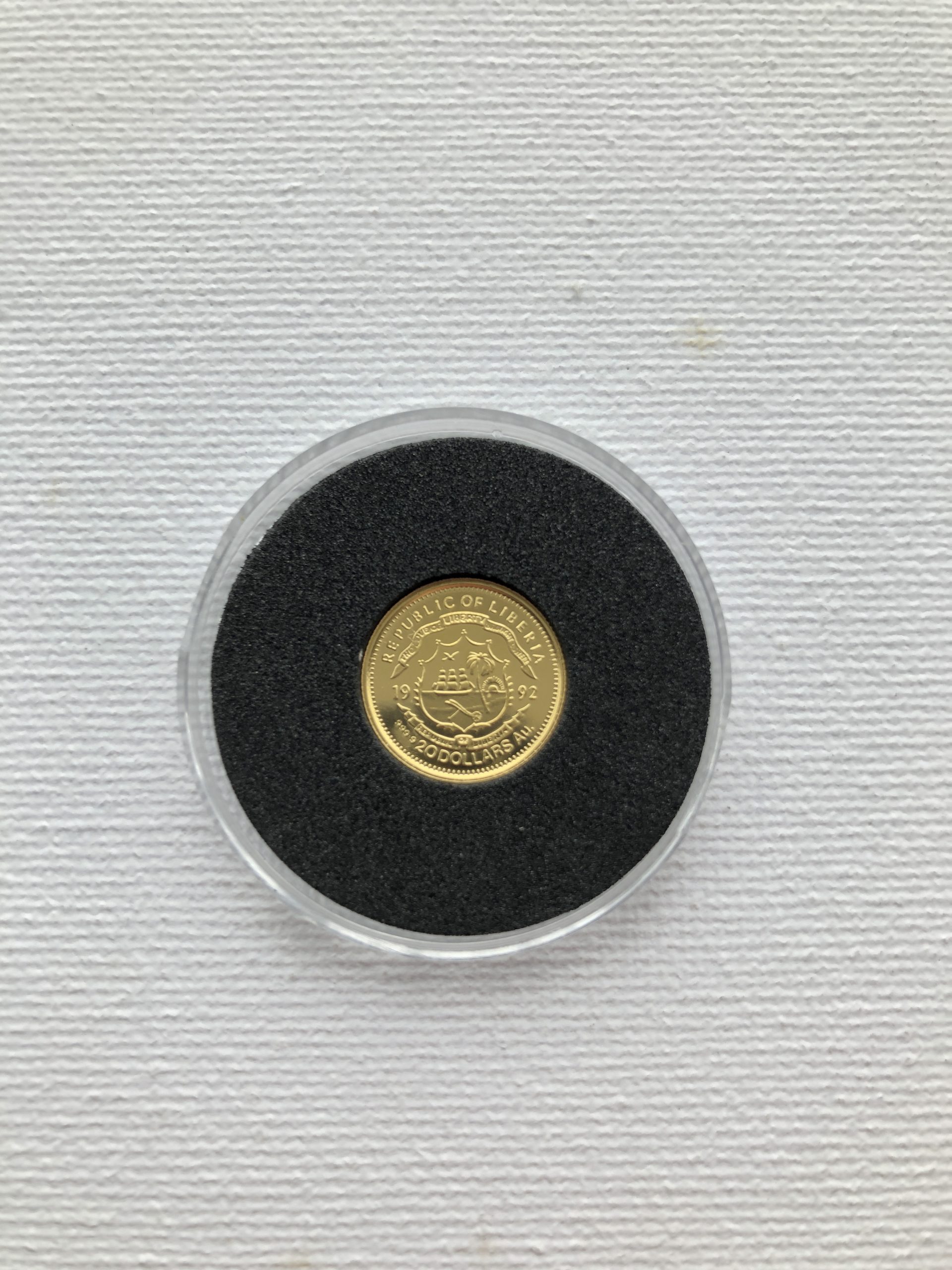 Michael Schumacher $20 Gold Commemorative Coin 1992 F1 Republic Of ...