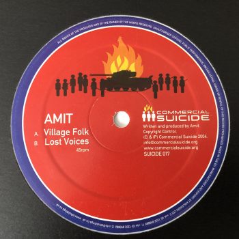 Amit - Village Folk / Lost Voices (12", Whi)