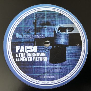 Pacso - The Unknown / Never Return (12")