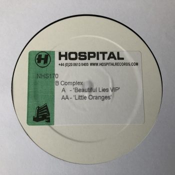 B-Complex - Beautiful Lies VIP / Little Oranges (12", Single, Promo)