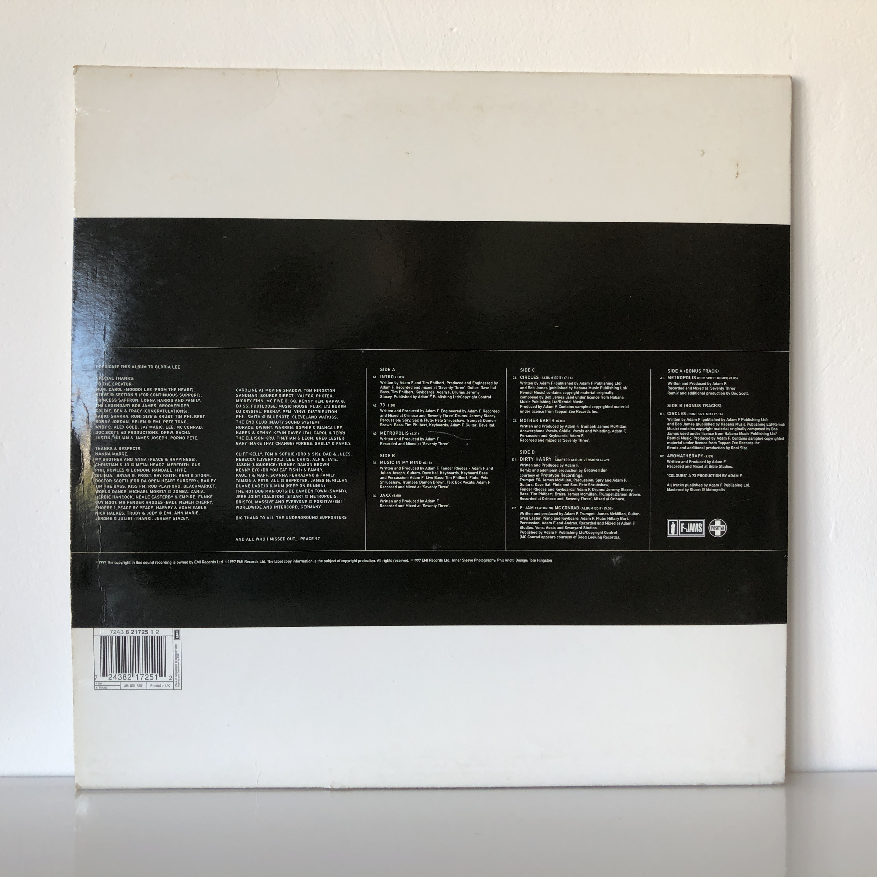 Adam F - Colours (2xLP, Album + 12