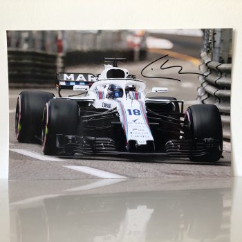 Lance Stroll Autographed Photo Formula One Williams F1 Team