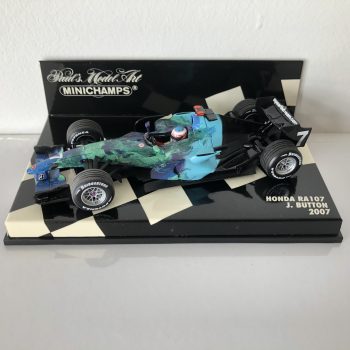 2007 Jenson Button | Honda RA107 | 1:43 Minichamps F1 Model Car - Image 2