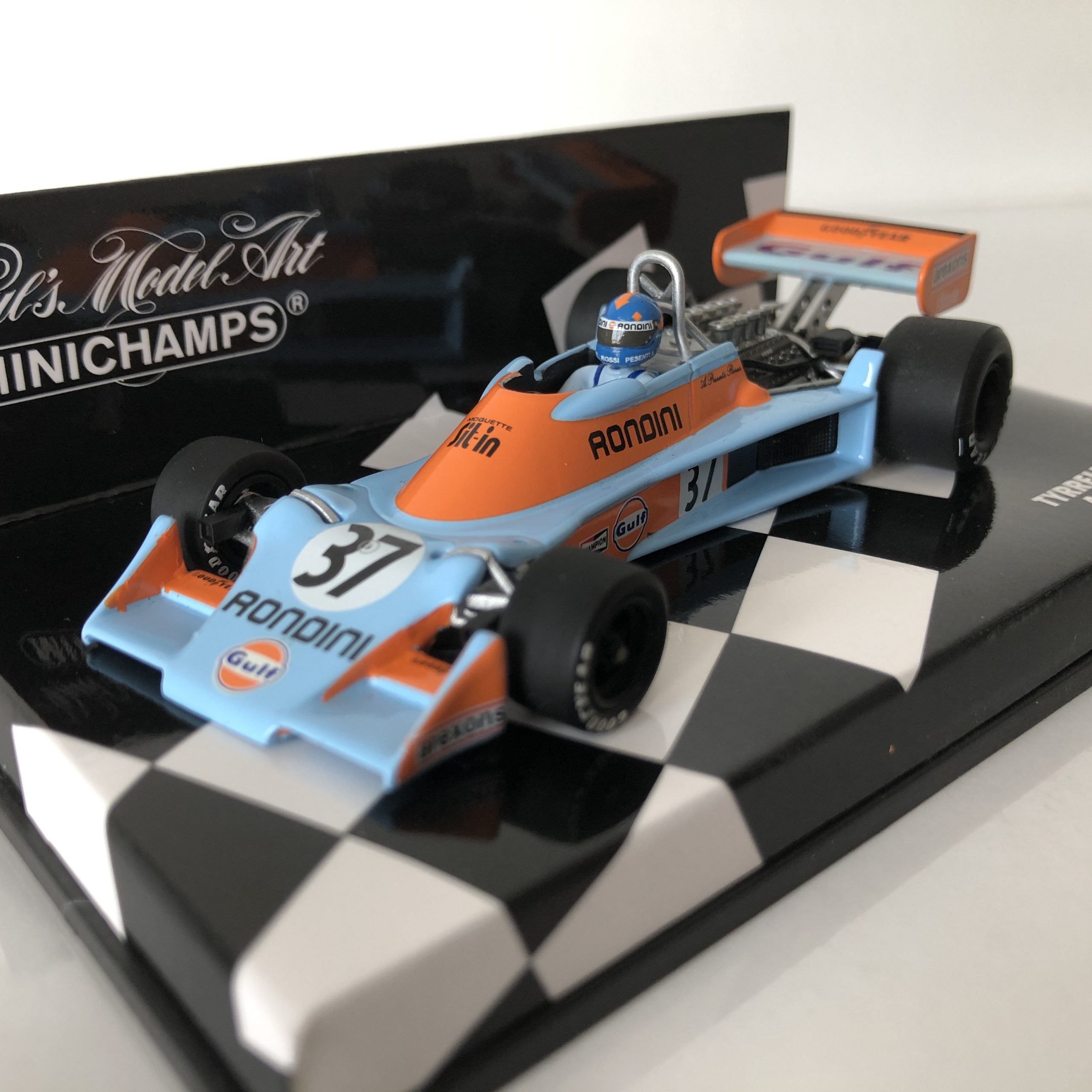 1976 Alessandro Pesenti Rossi Tyrrell Ford 007 Minichamps 1:43 Scale