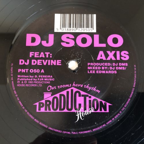 DJ Solo - Axis / Darkage (12") | CLASSICTRAX.CO.UK